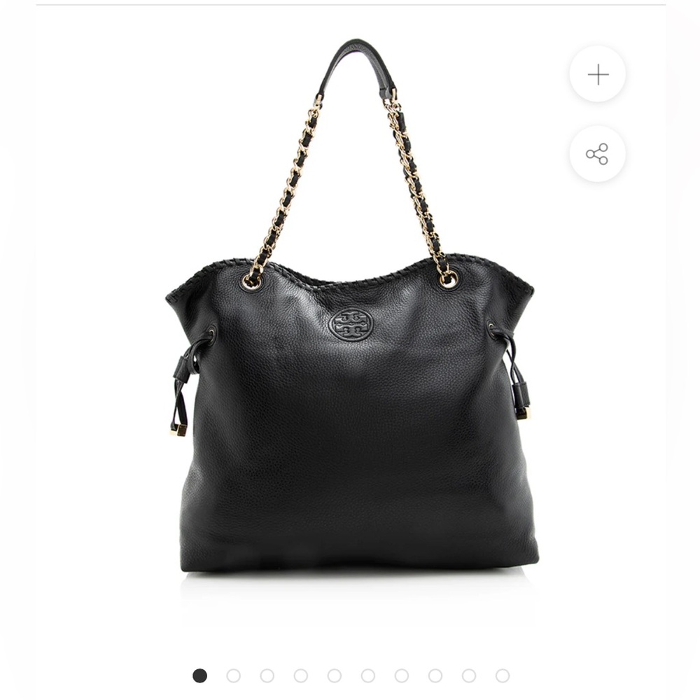 Tory Burch Leather Marion Slouchy Tote